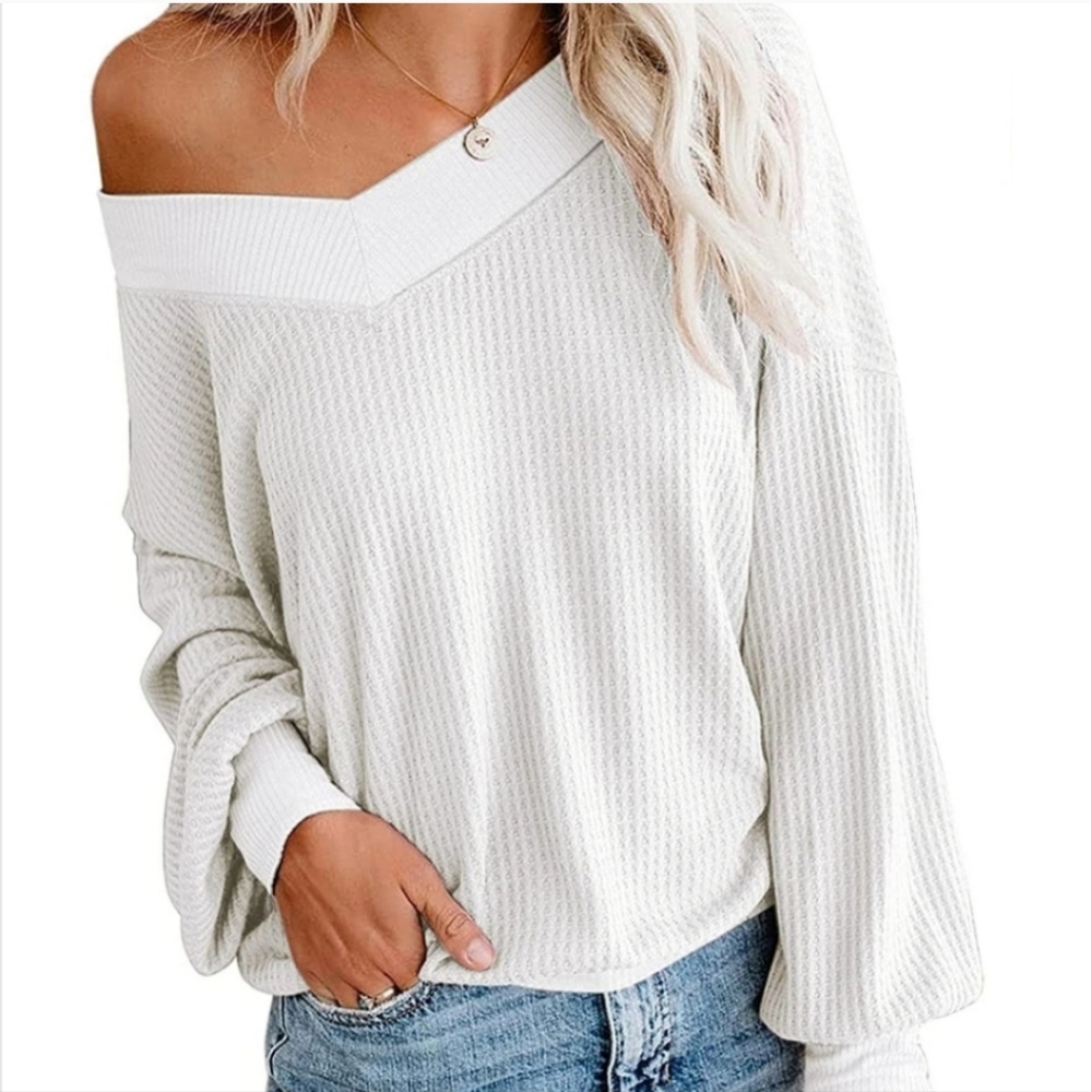 Adreamly Waffle Knit Top Size X-Large